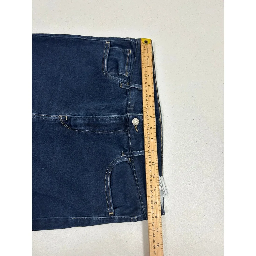 Levis 720 High Rise Super Skinny Jeans Dark Wash Indigo Womens 32 Stretch‎ 4864